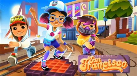 Subway surfers san francisco poki  Escape the grumpy guard, avoid oncoming trains and collect special hunt tokens in one of the best endless runners of all time